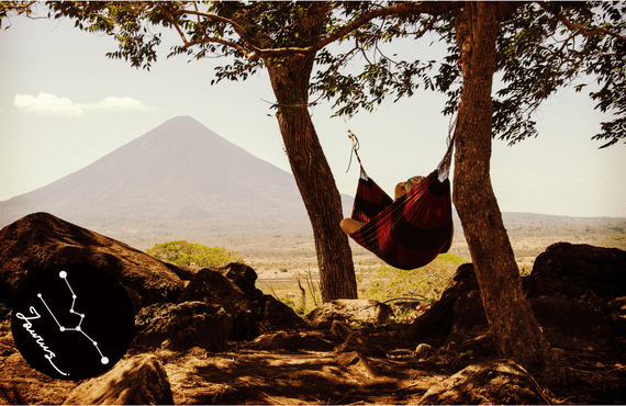 Person Lying on Hammock - Mountain View - Taurus