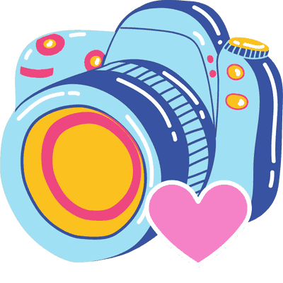 camera with heart