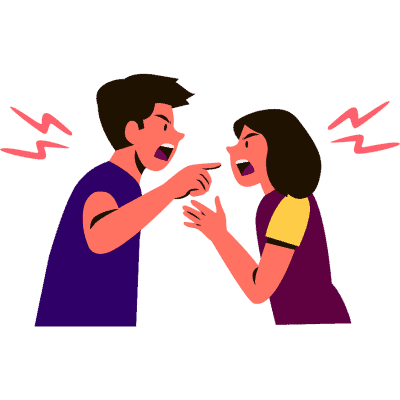 couple fighting