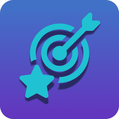 bullseye with star icon