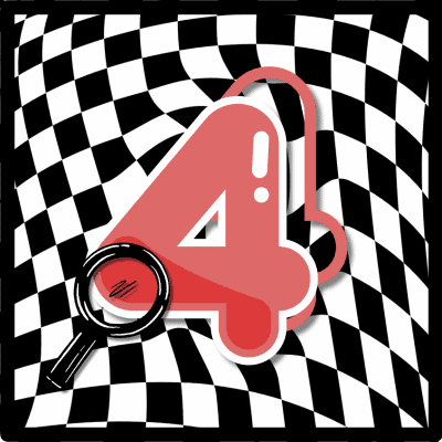 checkered magnifying glass 4