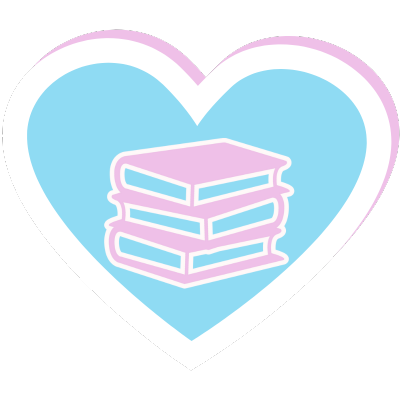 heart with stack of books icon