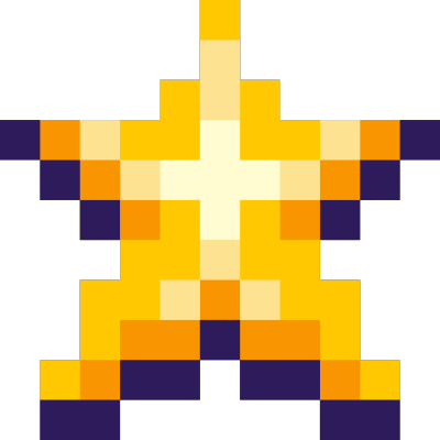 pixel star