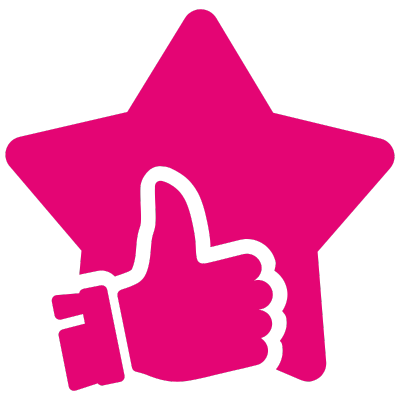 thumbs up with a star